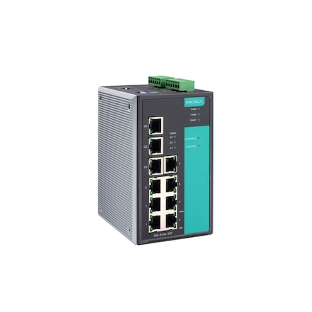 Moxa Mgd Gigabit Eth. Swtch W/ 7 10/100Baset(X)Ports, Eds-510A-3Gt EDS-510A-3GT